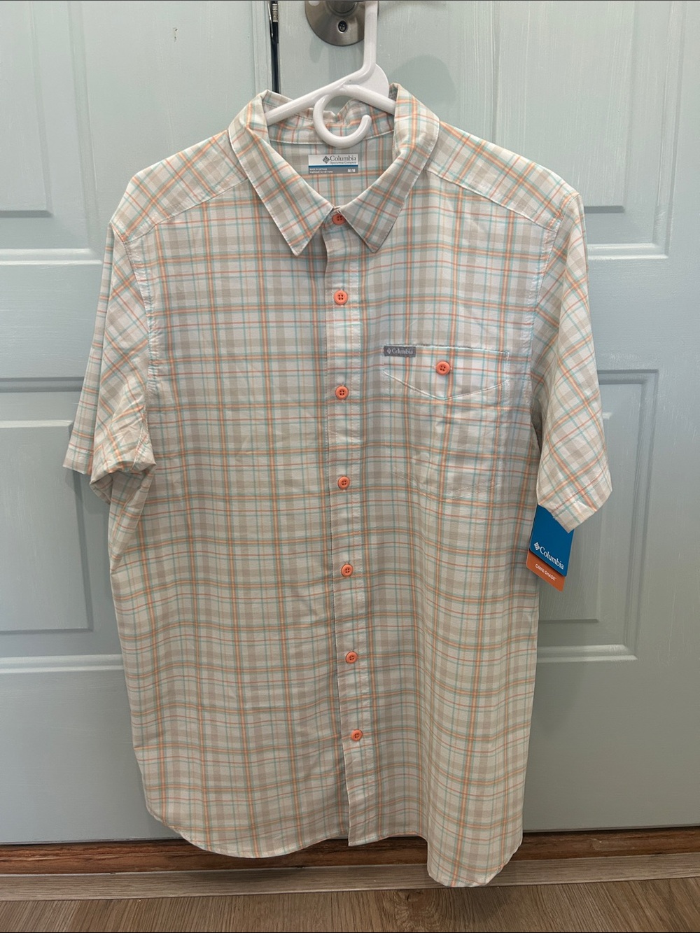 Men’s Columbia Short-Sleeve Plaid Shirt